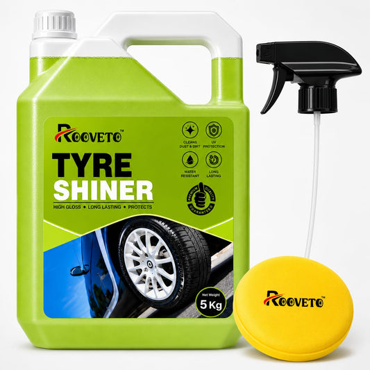 ROOVETO Tyre Shiner – 5 Kg With a free spray pump and foam applicator.