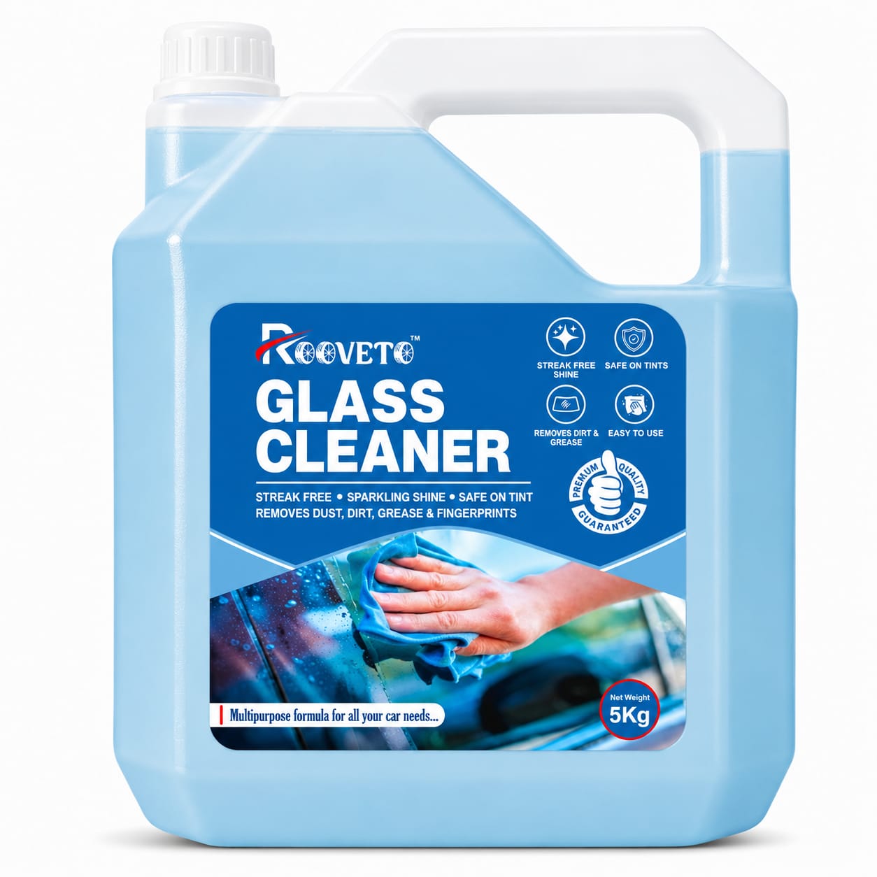 ROOVETO Glass Cleaner – 5 Liter