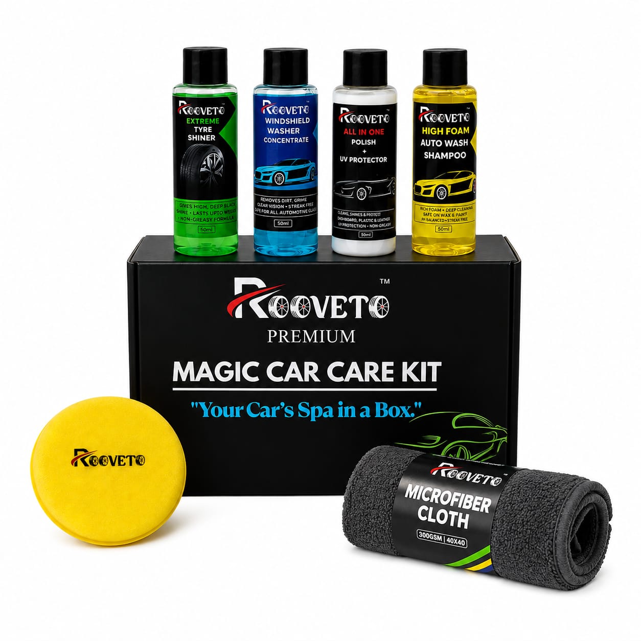 Rooveto Premium Magic Car Care Kit | Complete Detailing Kit
