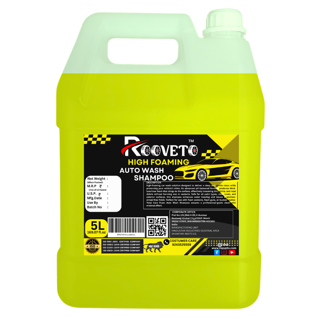 ROOVETO FOAM BLAST AUTO WASH SHAMPOO 5L - Image 2