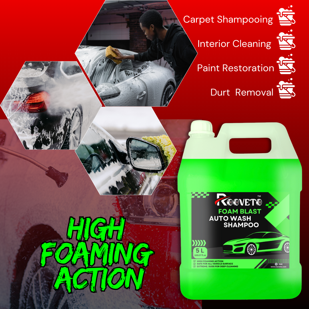 ROOVETO HIGH FOAM AUTO WASH SHAMPOO 5L - Image 4