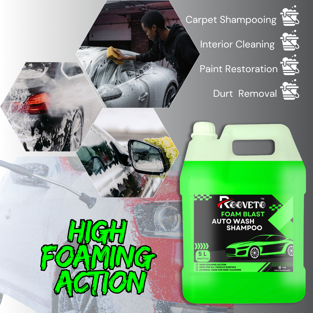 ROOVETO HIGH FOAM AUTO WASH SHAMPOO 5L - Image 2