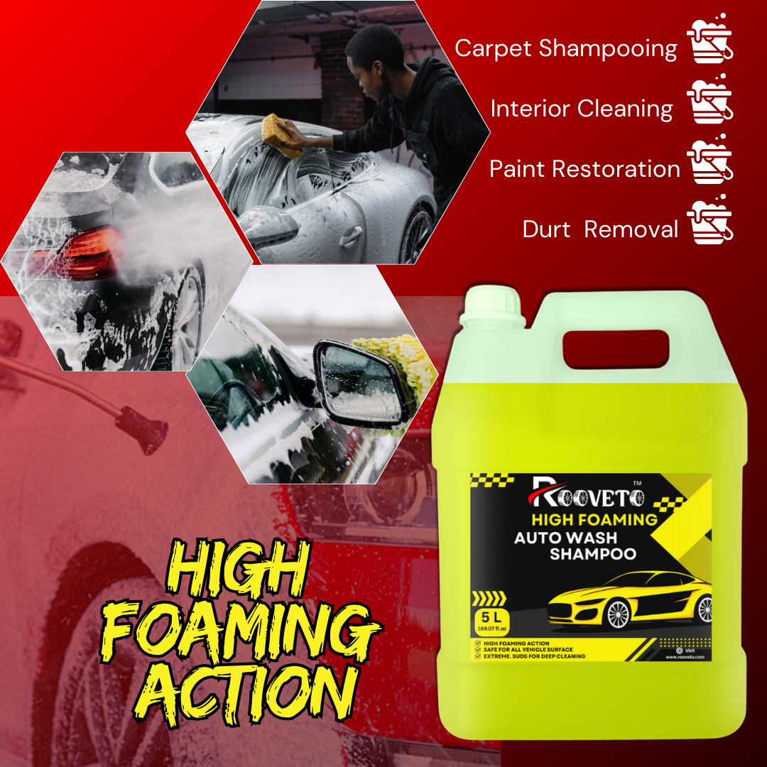 ROOVETO FOAM BLAST AUTO WASH SHAMPOO 5L - Image 4